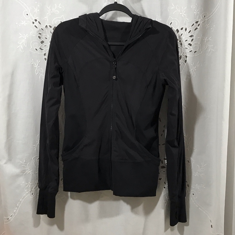 LULULEMON ATHLETICA - Reversible Black Hoodie Jacket - Like NEW
